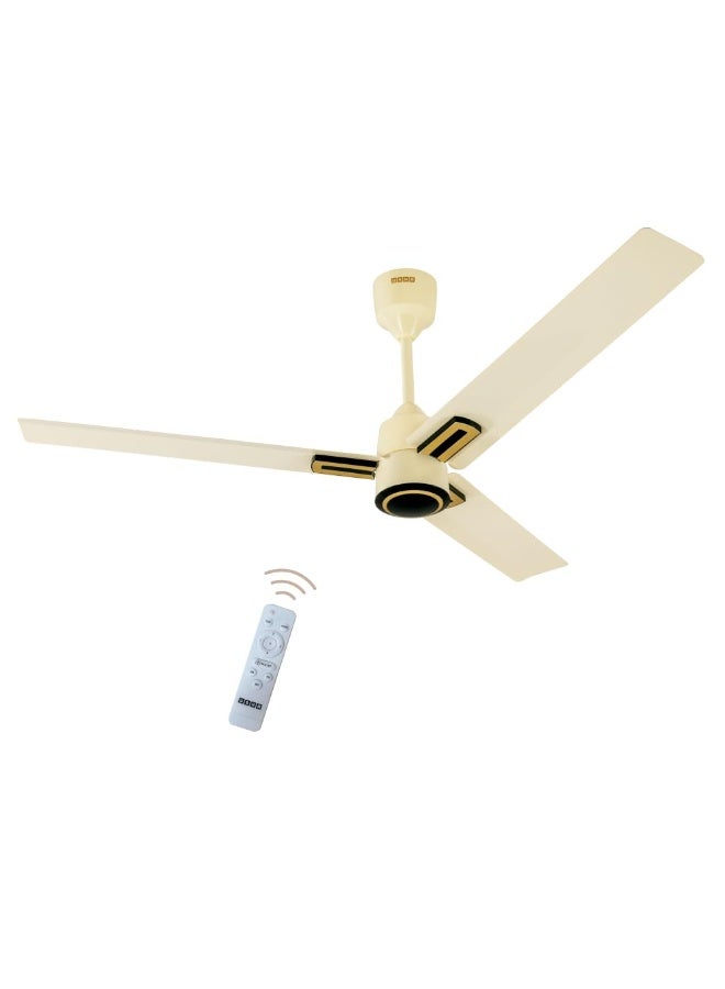 USHA AeroEdge Plus 1200mm BLDC Ceiling Fan with IR Remote | LED Indicator | BEE 5 Star Rated Energy Efficient | 100% Copper Motor | High Air Delivery 220CMM | 2 Year Warranty | (Ivory) - Image 1